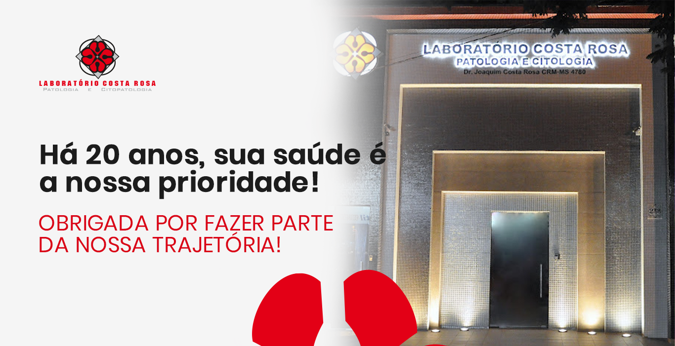 Laboratório Costa Rosa: 20 Anos de Excelência e Confiança!